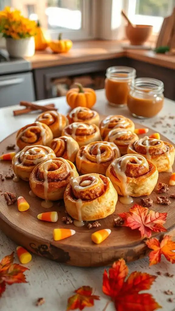 cinnamon roll snack bites