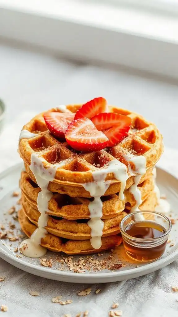cinnamon roll waffle delight cinnamon roll waffle delight