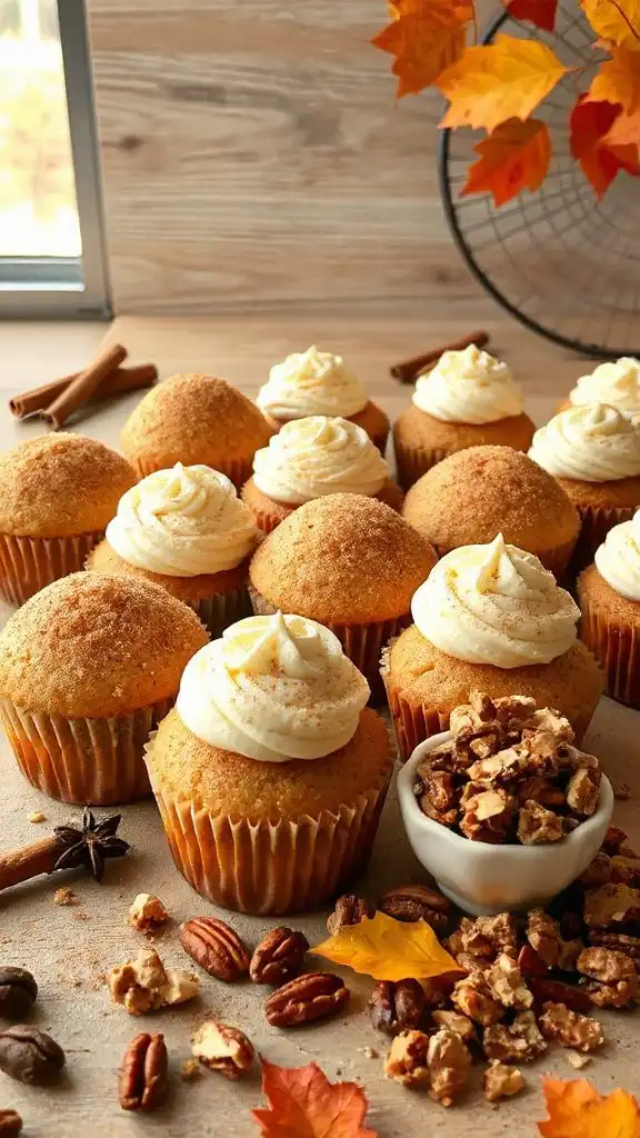 cinnamon spiced cupcake delight
