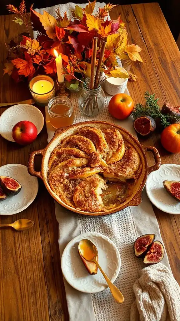cinnamon spiced pear dessert delight