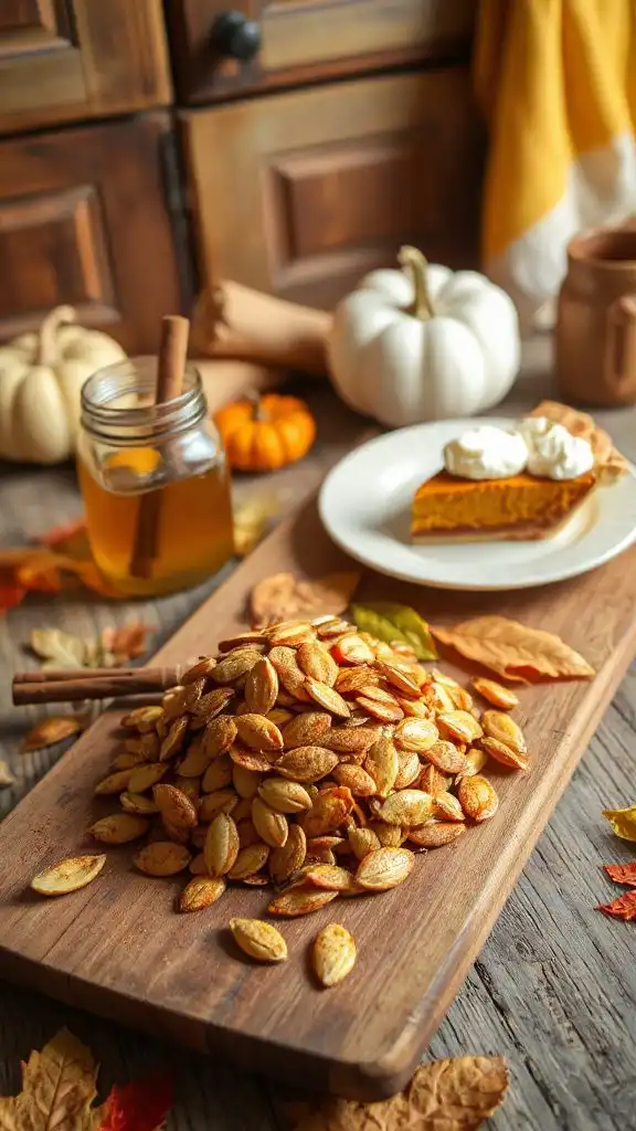 cinnamon spiced pumpkin seeds