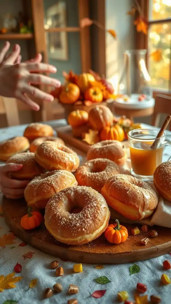 cinnamon sugar baked doughnuts