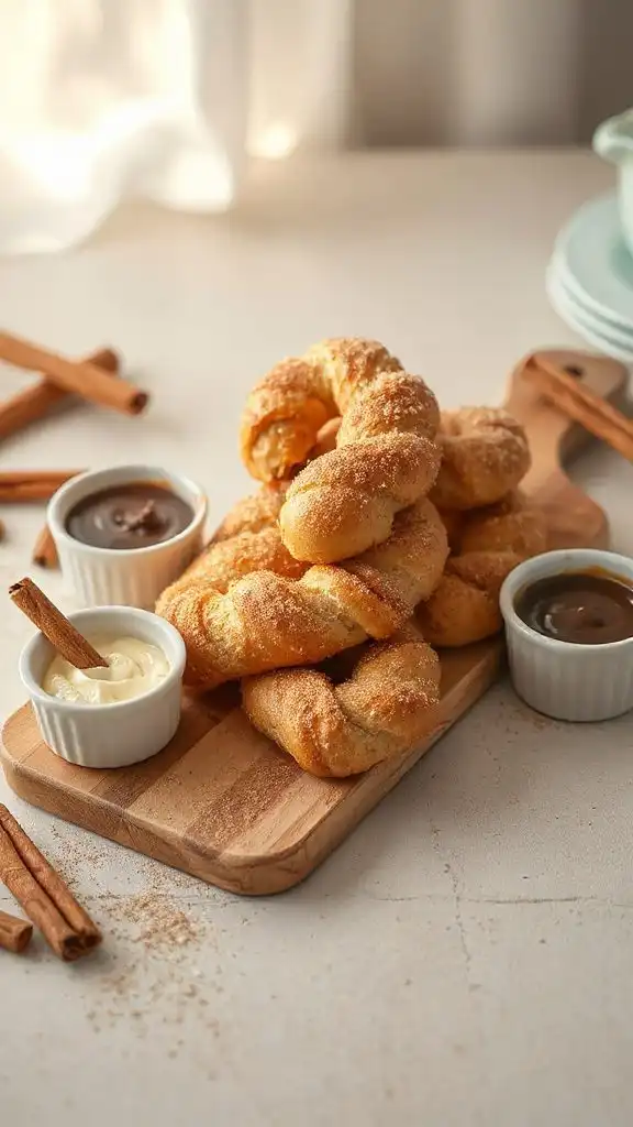 cinnamon sugar coated breadsticks cinnamon sugar coated breadsticks