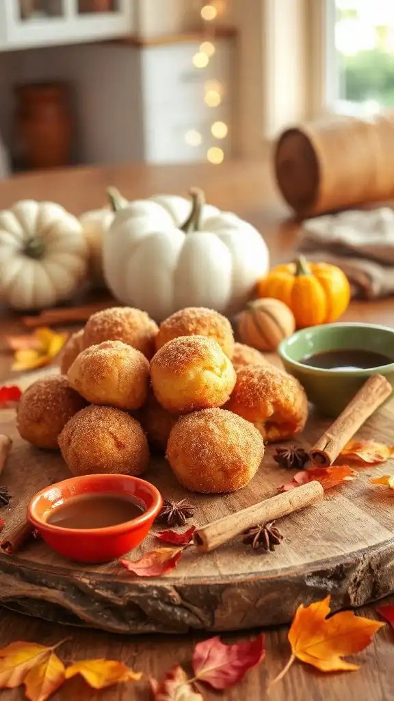 cinnamon sugar donut holes