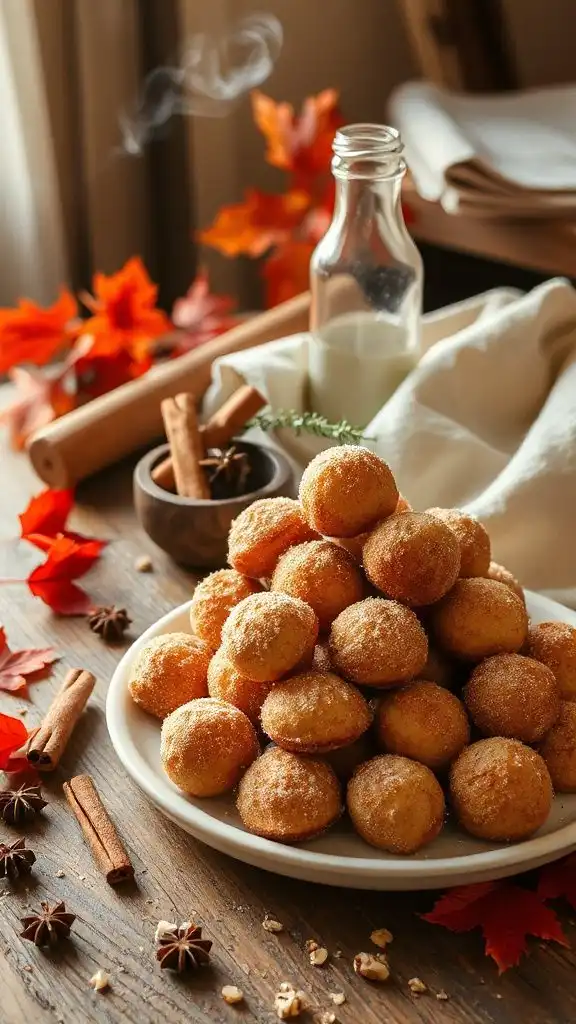 cinnamon sugar donut holes