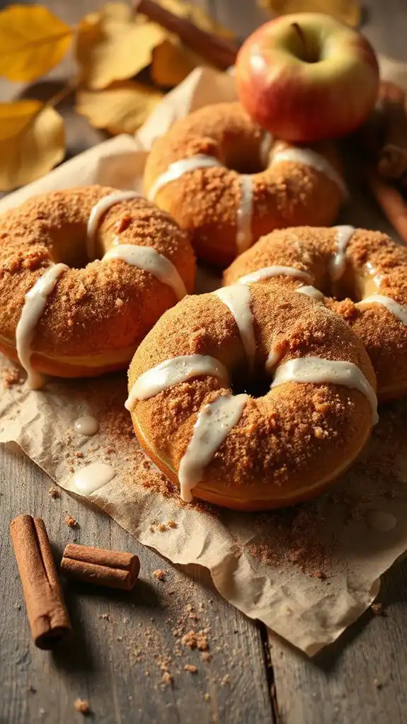 cinnamon sugar doughnut coating