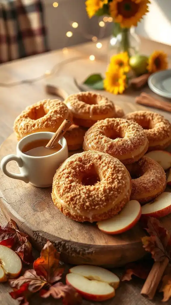 cinnamon sugar doughnut pairings