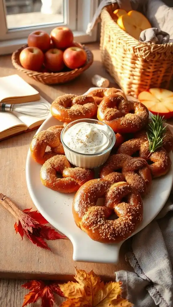 cinnamon sugar pretzel delights