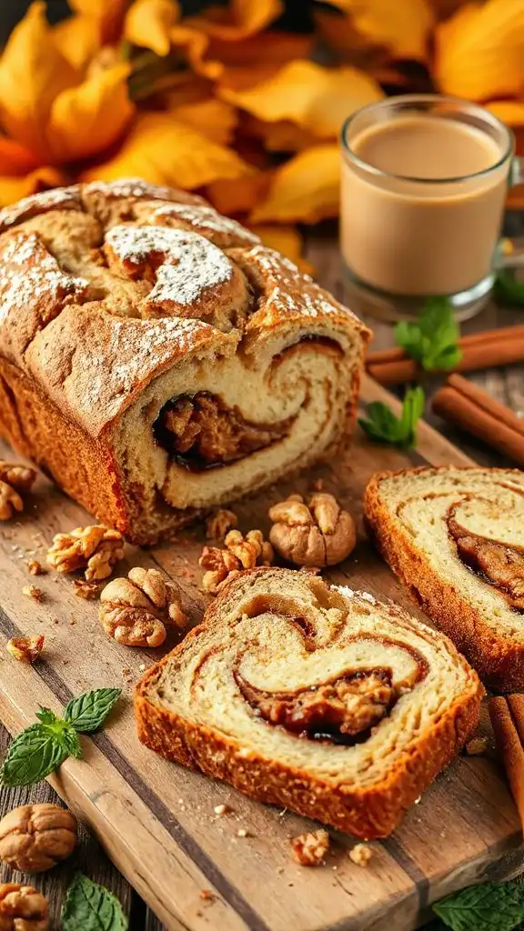 cinnamon swirl banana bread