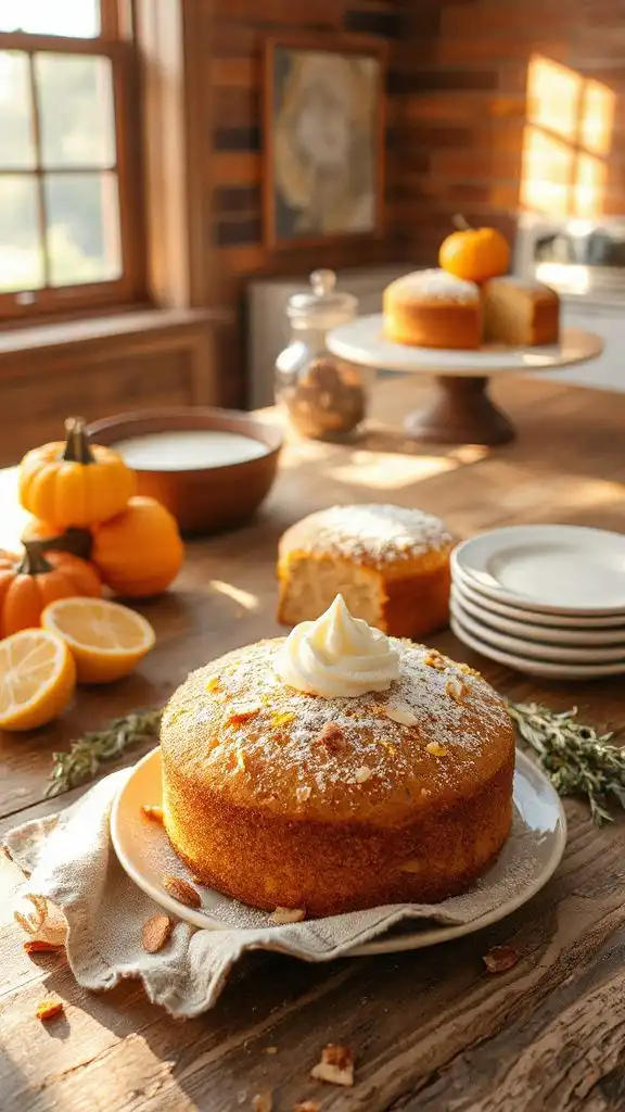 citrus almond olive oil cake