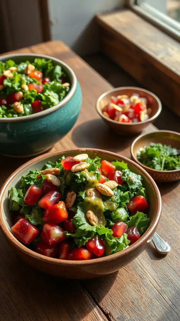 citrus and pomegranate tabbouleh