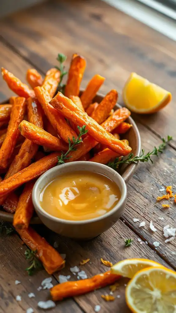 citrus infused carrot fries recipe
