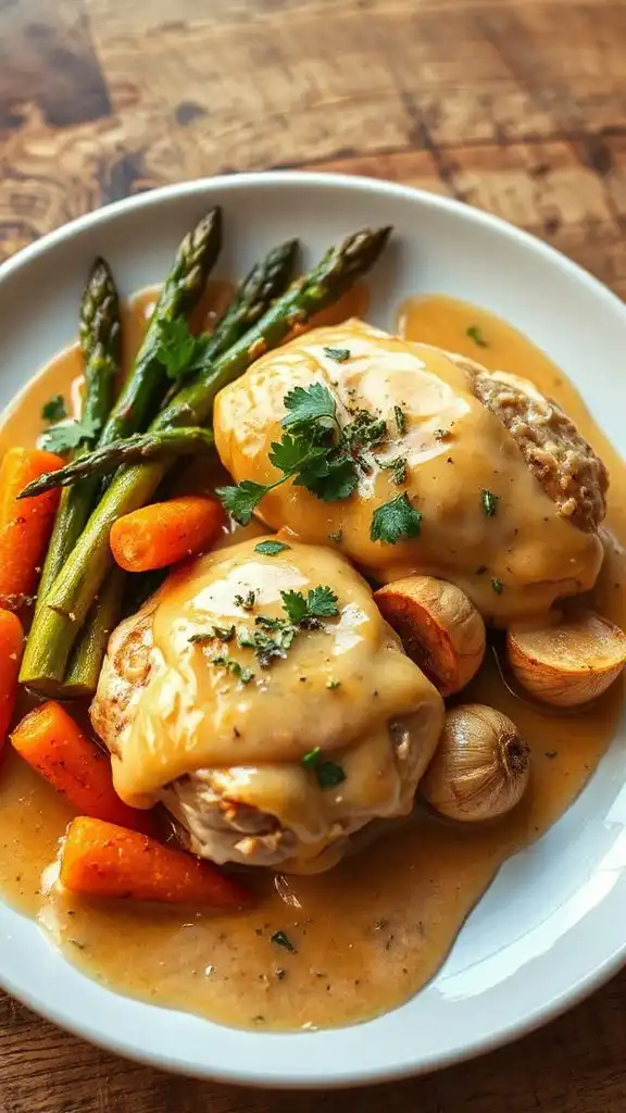 citrus infused creamy chicken dish