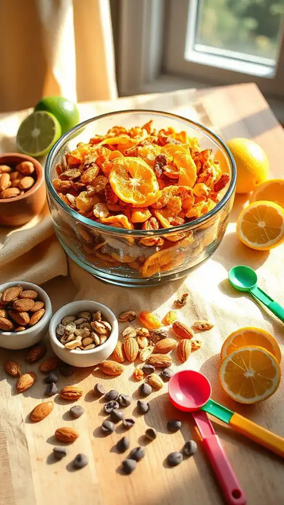 citrus infused energizing snack mix