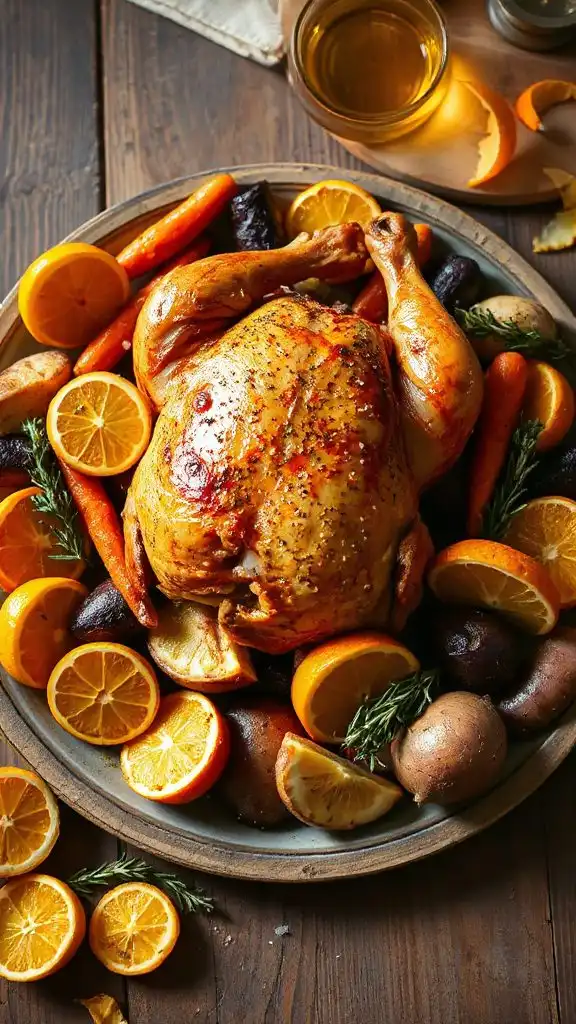 citrus roasted chicken vegetables citrus roasted chicken vegetables