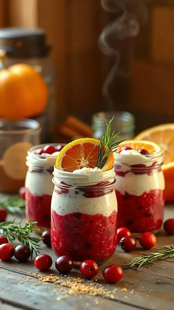 citrusy cranberry chia delight