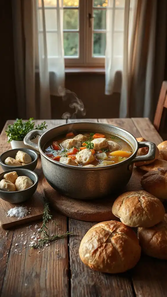 classic chicken and dumplings