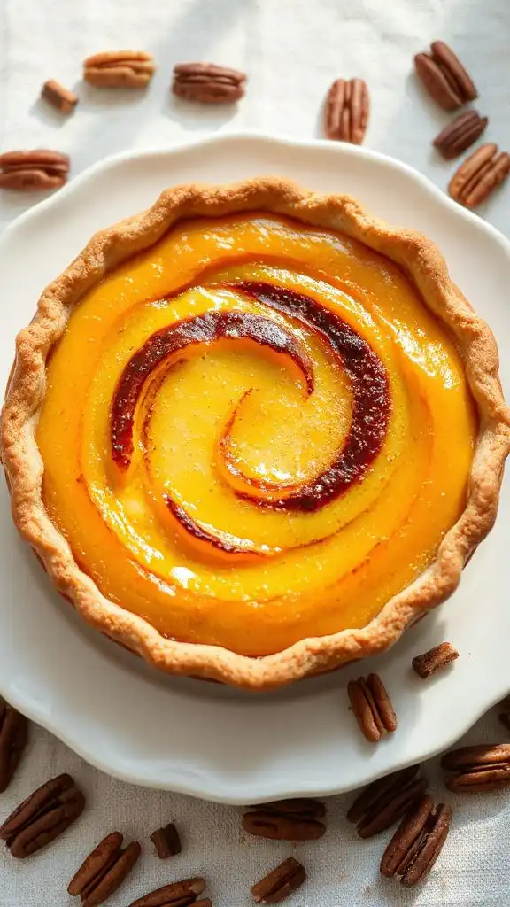 classic custard squash pie