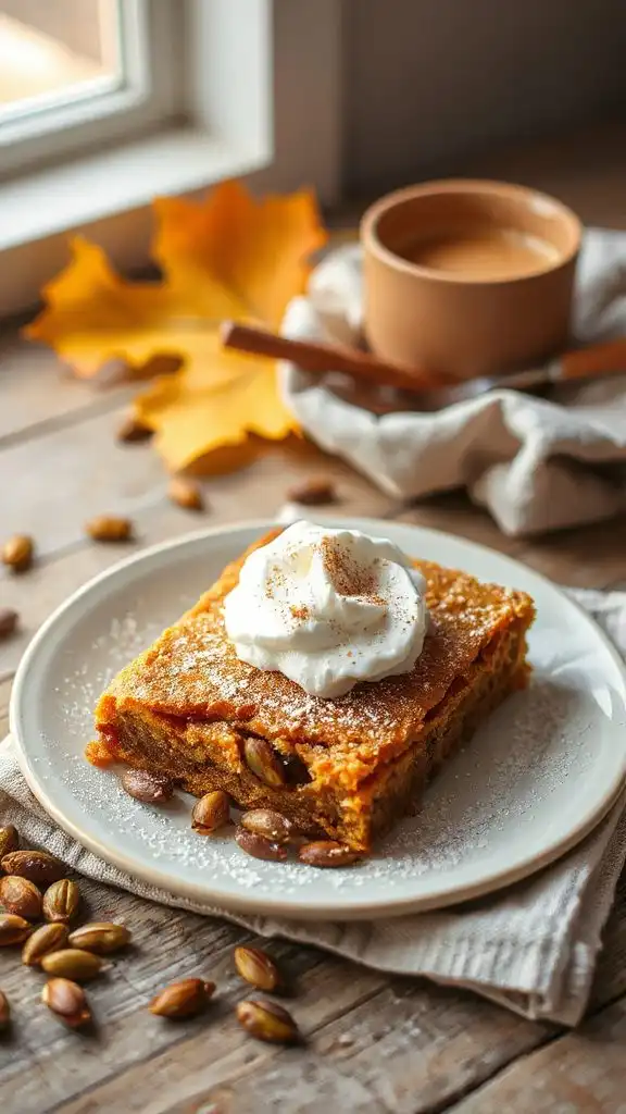 classic pumpkin dessert bars
