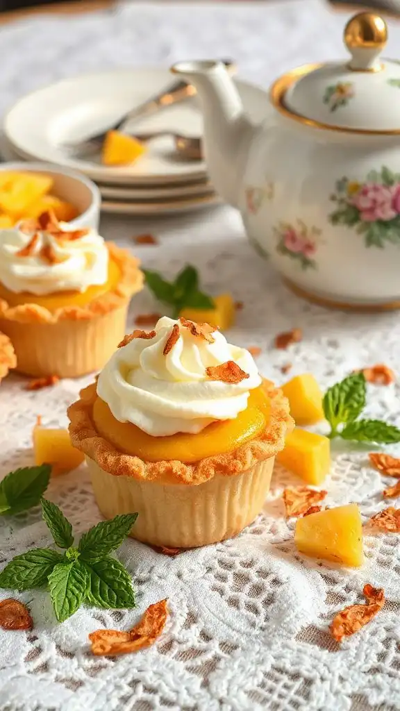 coconut cream mini pies