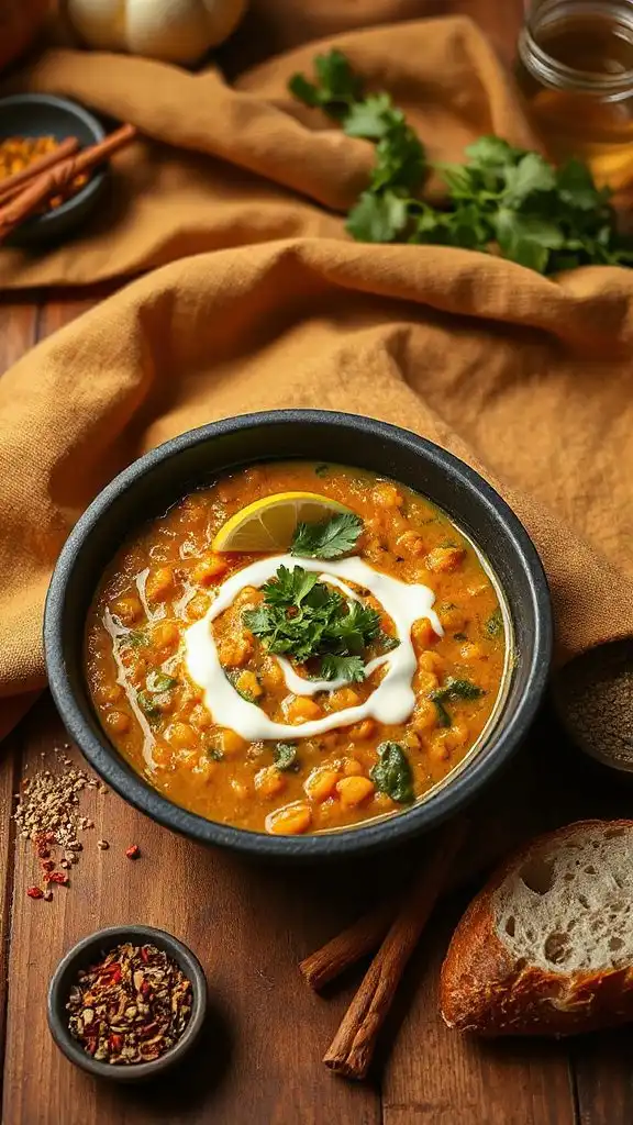 coconut curry lentils recipe