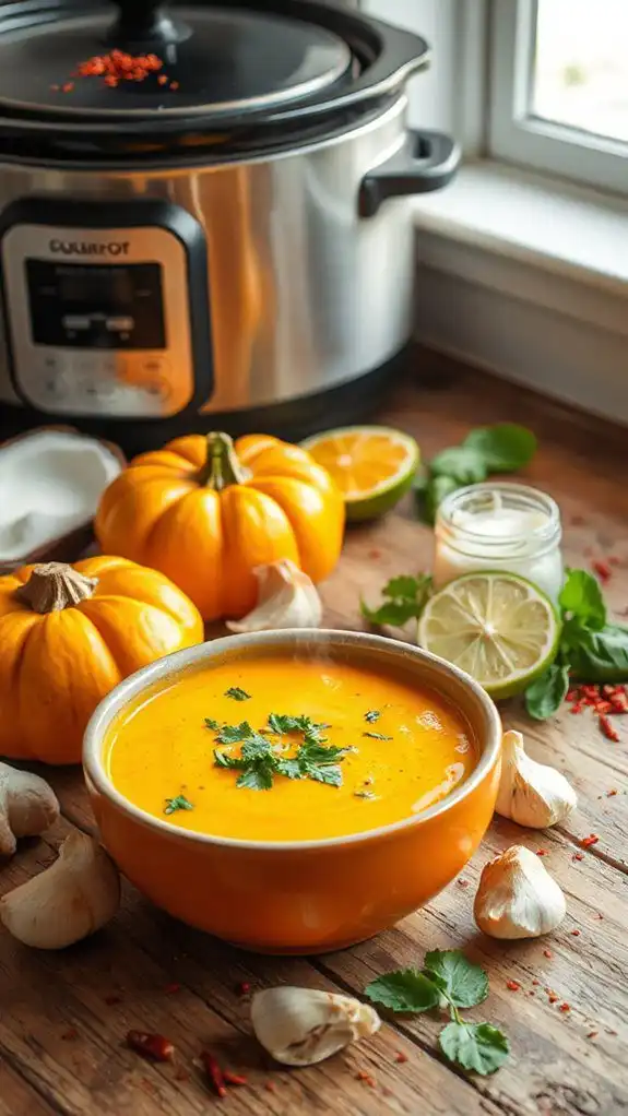 coconut curry pumpkin soup