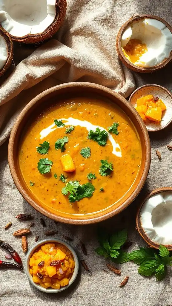 coconut lentil dal recipe