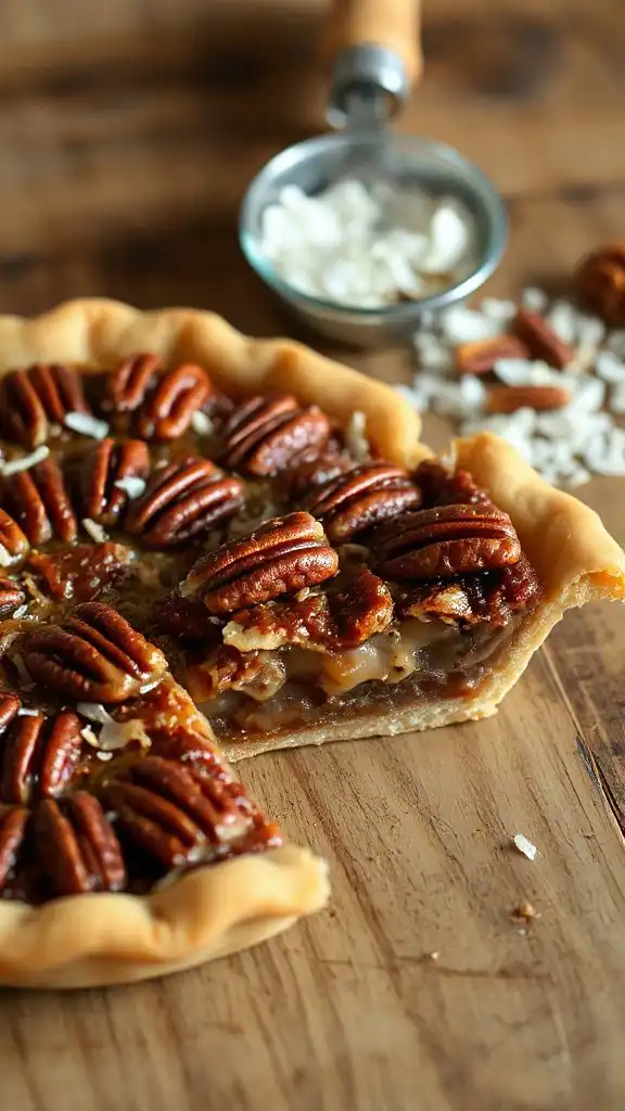 coconut pecan pie recipe