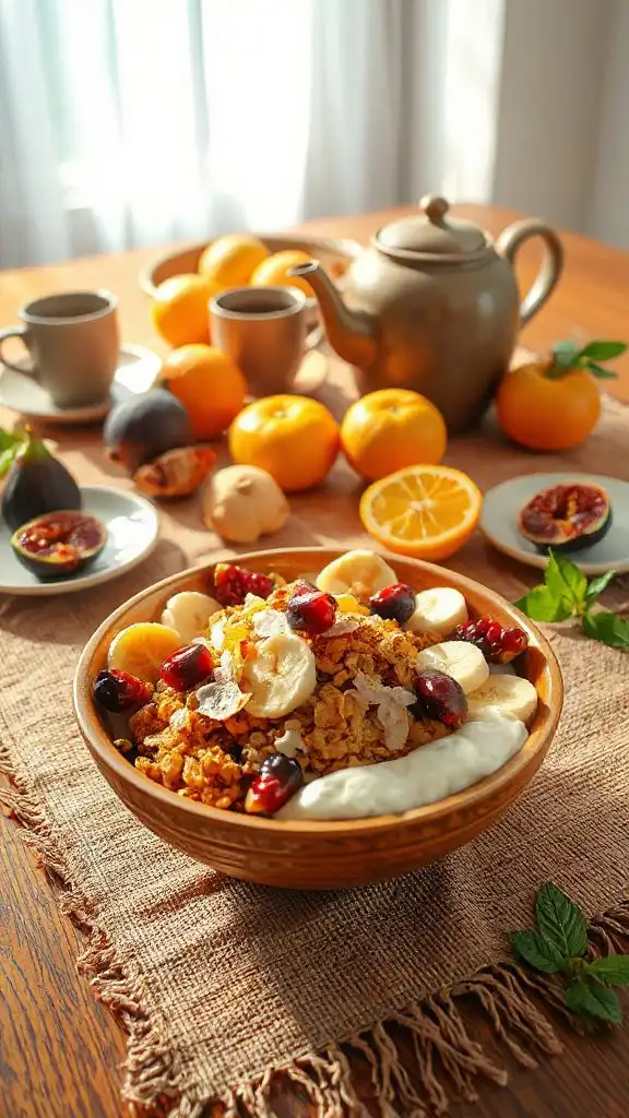 coconut pumpkin crunchy granola
