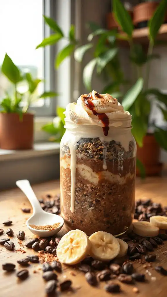 coffee infused tropical overnight oats coffee infused tropical overnight oats