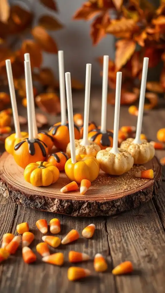 colorful cake pop treats
