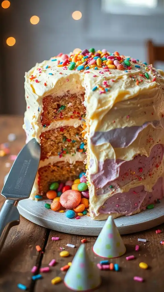 colorful surprise cake recipe colorful surprise cake recipe