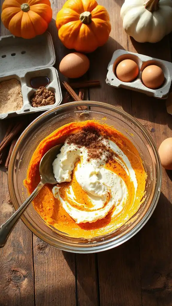 combine wet ingredients thoroughly