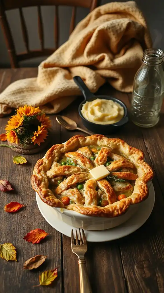 comfort food chicken pie