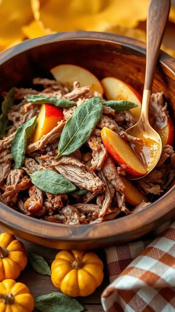comfort food with apples