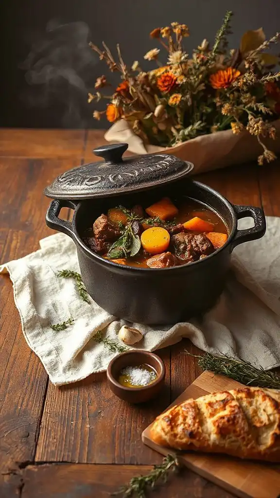 comforting autumn beef stew