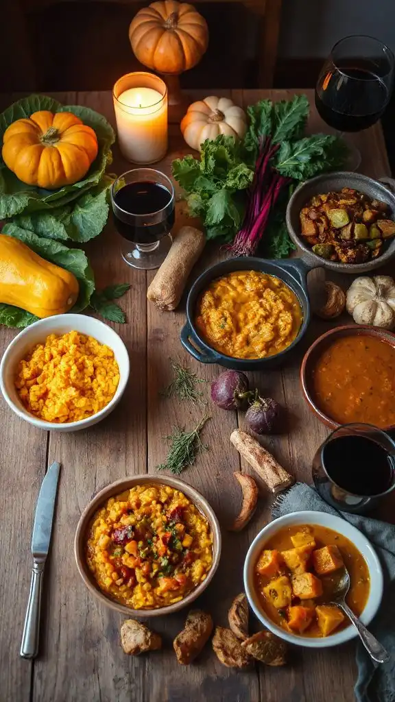 comforting autumn vegetarian meals