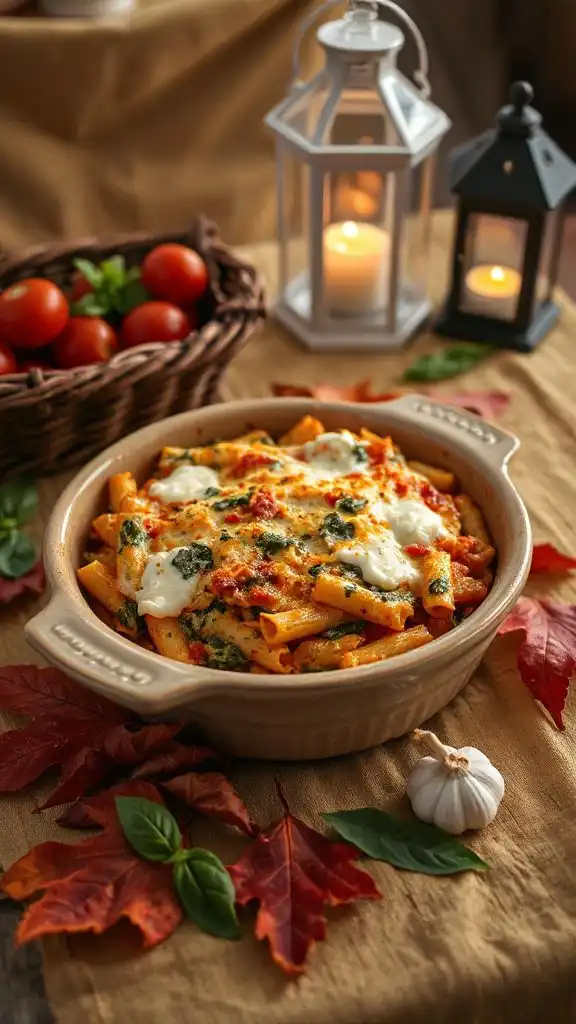 comforting baked pasta casserole