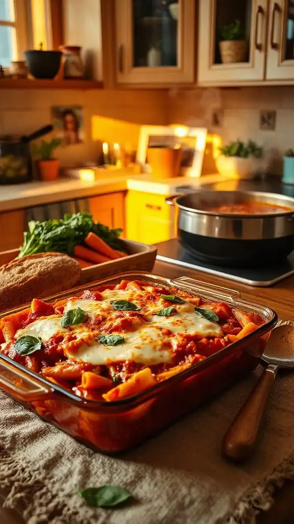 comforting baked pasta dish