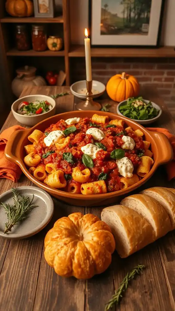 comforting baked pasta dish