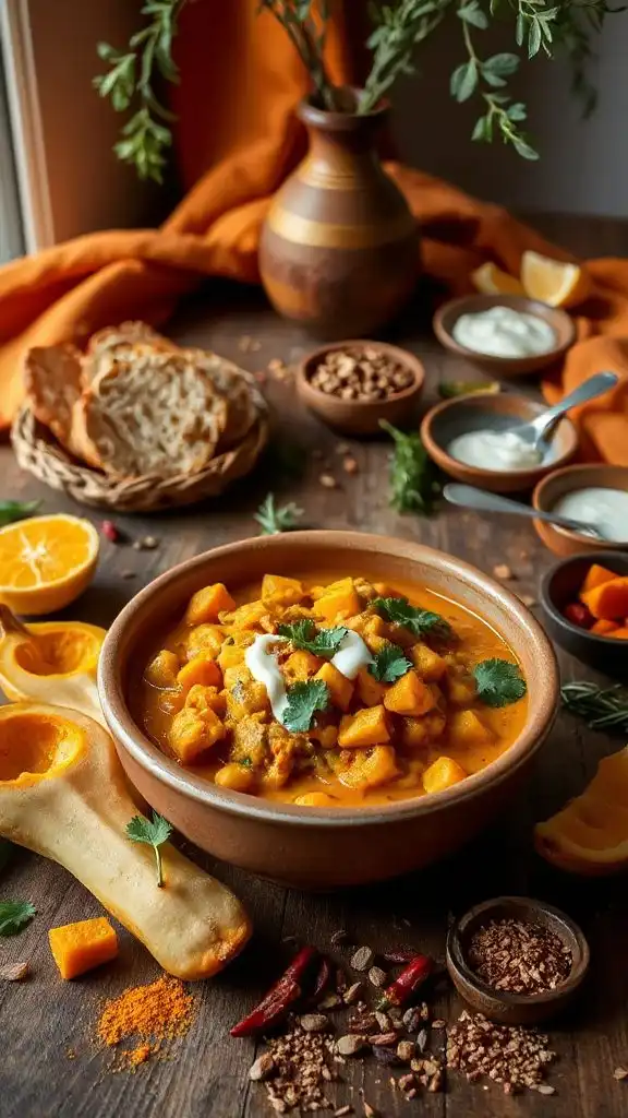 comforting butternut squash curry