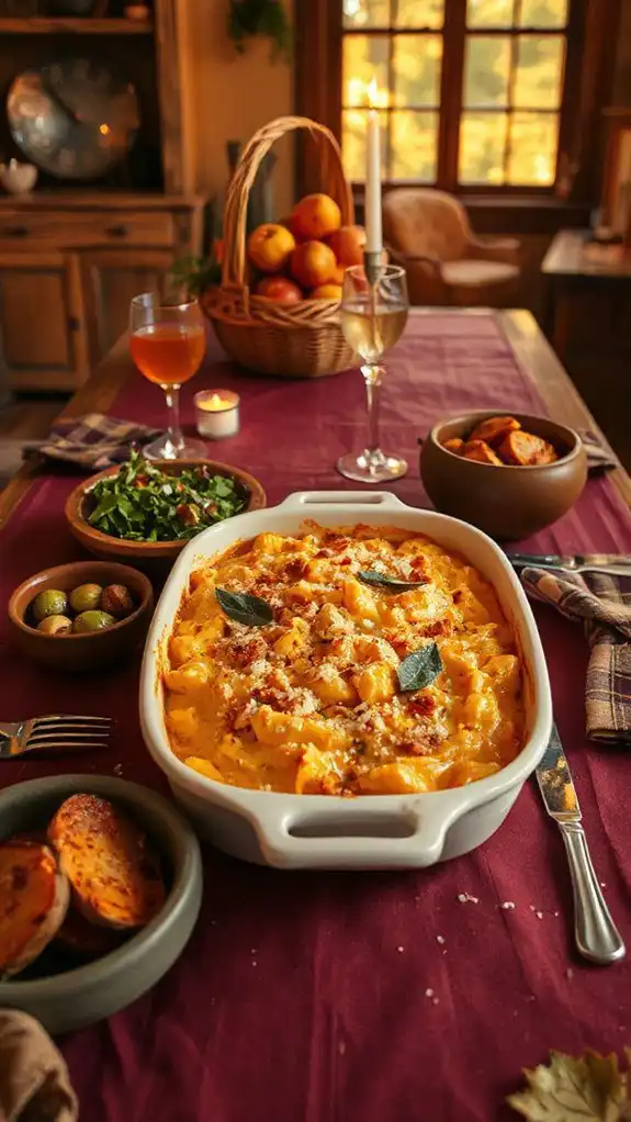 comforting butternut squash mac and cheese