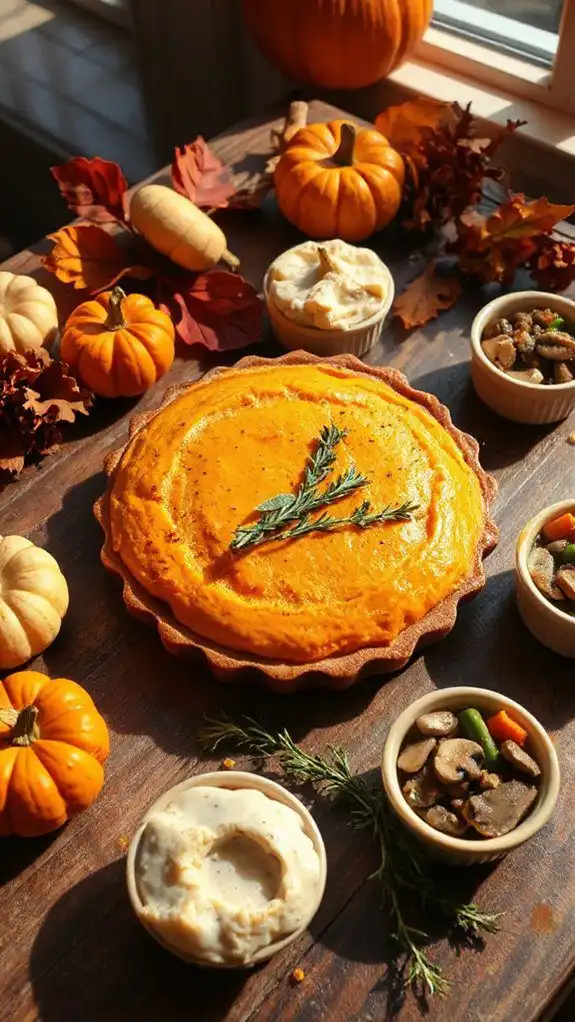 comforting butternut squash pie