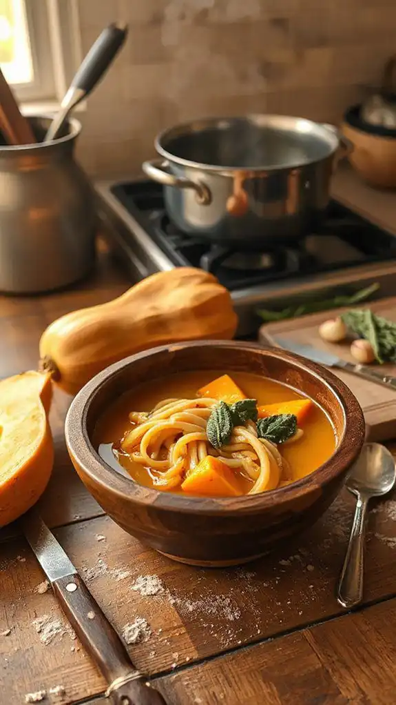 comforting butternut squash soup