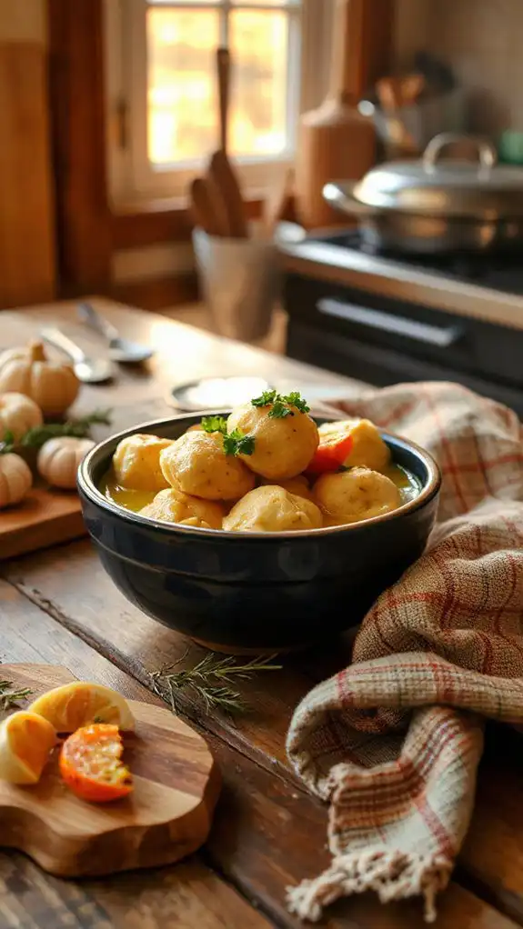 comforting chicken dumplings recipe