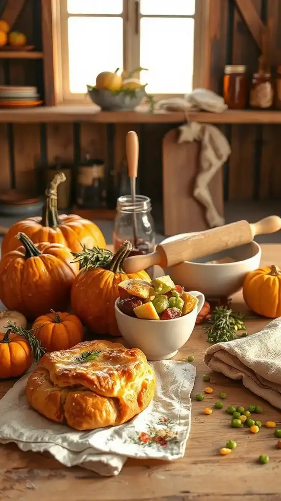 comforting chicken pot pie