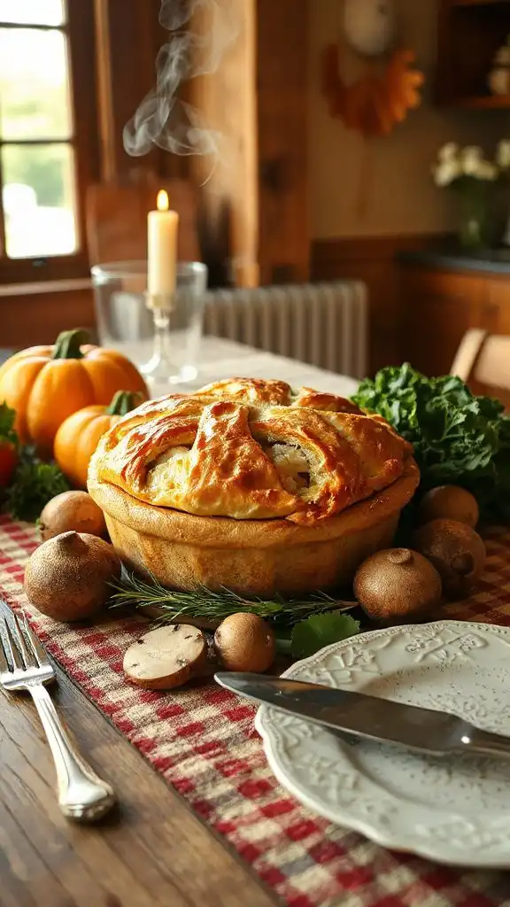 comforting chicken pot pie