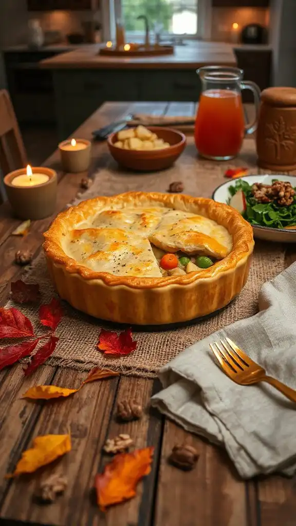 comforting chicken pot pie