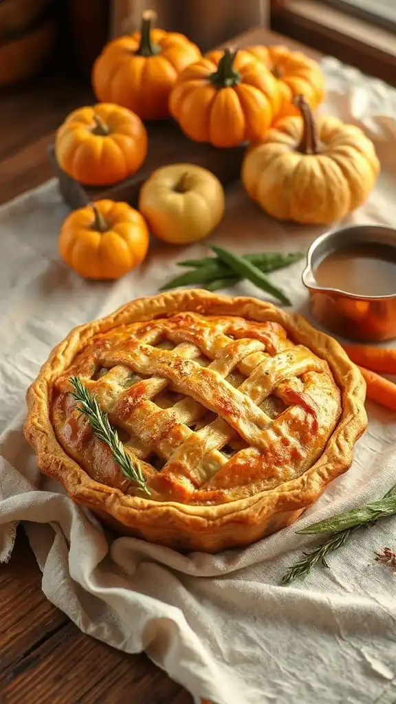 comforting chicken pot pie