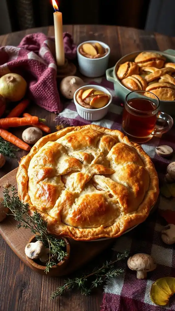comforting chicken pot pie comforting chicken pot pie
